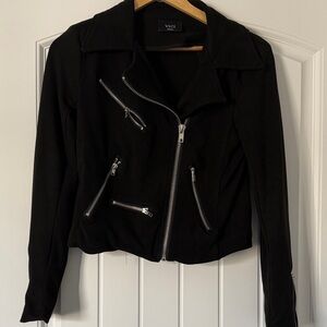 Black Faux Suede Women's Jacket